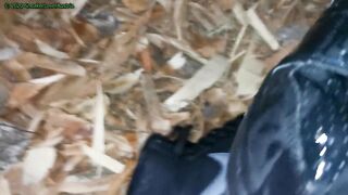 Pissing in Nike Backboard shoes