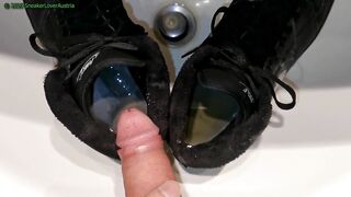 Pissing in Nike Backboard shoes