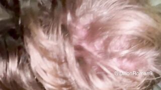 Black dom gets deepthroat from submissive twink Dillon Roman