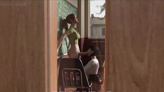 Futa Breeding Agency - sending a dick pic to her and masturbating in the shower