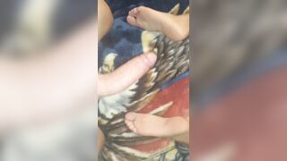 I insert and remove the plug stretching the ass of a Latina tranny before inserting my big cock into