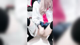 Japanese Crossdresser masturbate in their erotic underwear♡♡【sissy ladyboy 男の娘 女装男子】