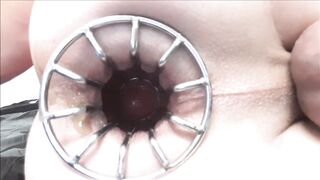 Extreme hole in sissy ass