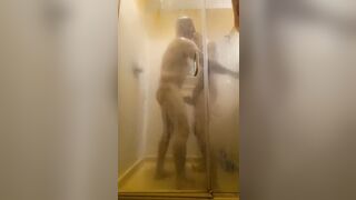 PAWG MILF Queen watches UCDK suck Daddy in the shower