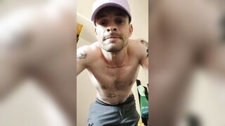New verbal video: You get turned on watching me workout/ I fuck your throat and cum on your face