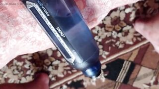 Pumping and training today my cute dick.