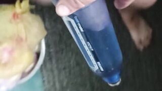 Pumping and training today my cute dick.