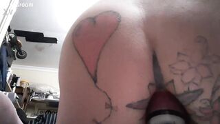 Anal pumped prolapsed fuck hole