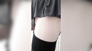 Sissy Schoolgirl Wearing Stockings And Suspenders