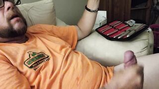 Sounding my cock till I cum with 9-10mm rod