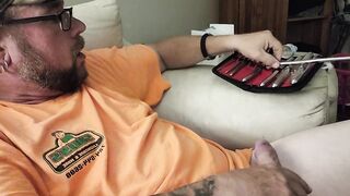 Sounding my cock till I cum with 9-10mm rod