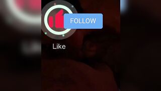 Black Twink giving bf blowjob