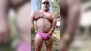 Purple Panty Edging Hands Free Cum