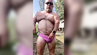 Purple Panty Edging Hands Free Cum