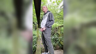 Outdoor ginger scally piss
