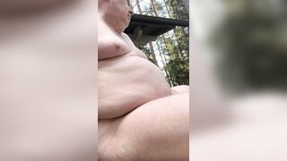 Jerking off in a nice plaace