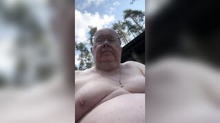 Jerking off in a nice plaace