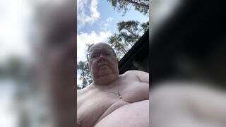 Jerking off in a nice plaace