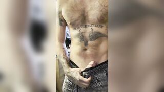 Jerking off in my tight shorts