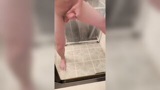 Jerking Off Before Shower Sexy CUM LOAD